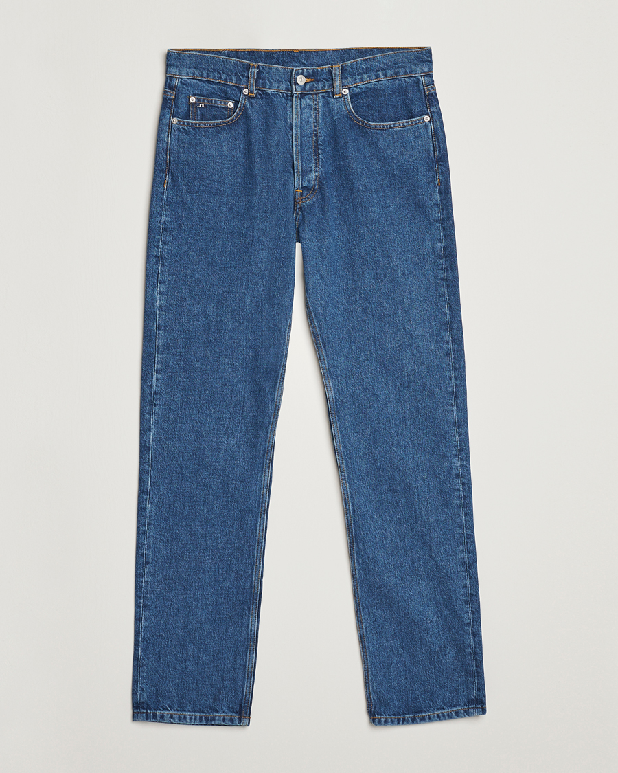 Herr | Jeans | J.Lindeberg | Cody Flat Indigo Regular Jeans Mid Blue