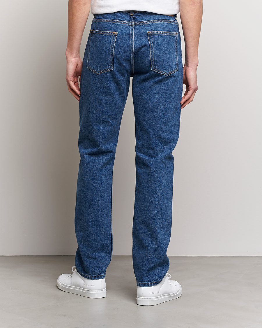 Herr | Jeans | J.Lindeberg | Cody Flat Indigo Regular Jeans Mid Blue