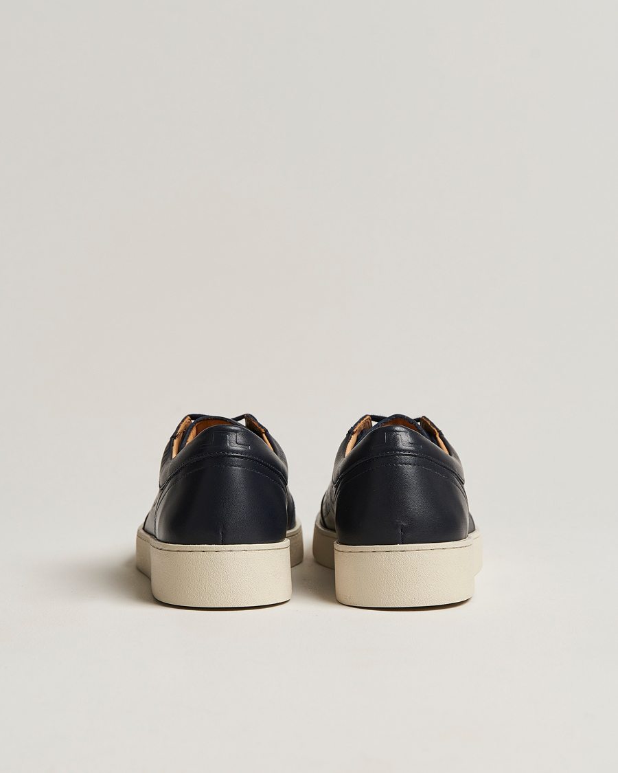 Herr | J.Lindeberg Art Tennis Leather Sneaker Navy | J.Lindeberg | Art Tennis Leather Sneaker Navy