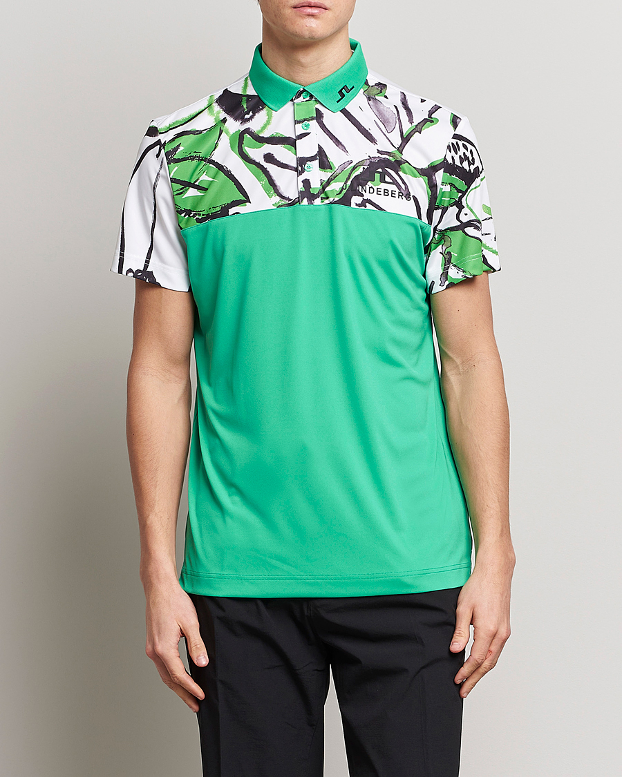 Herr | Pikéer | J.Lindeberg | Jeff Masters TX Jersey Polo White