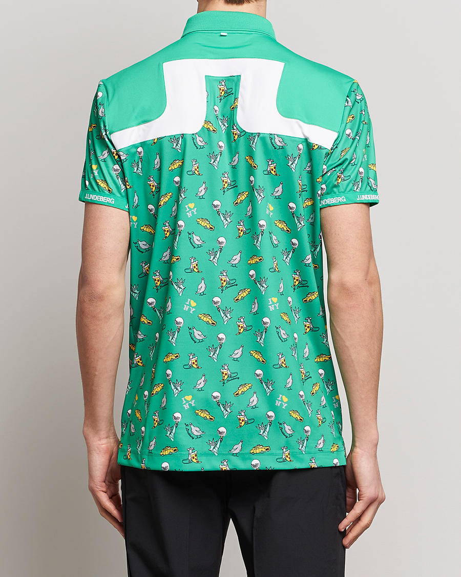 Herr | Pikéer | J.Lindeberg | Jeff PGA TX Jersey Polo Blarney Green