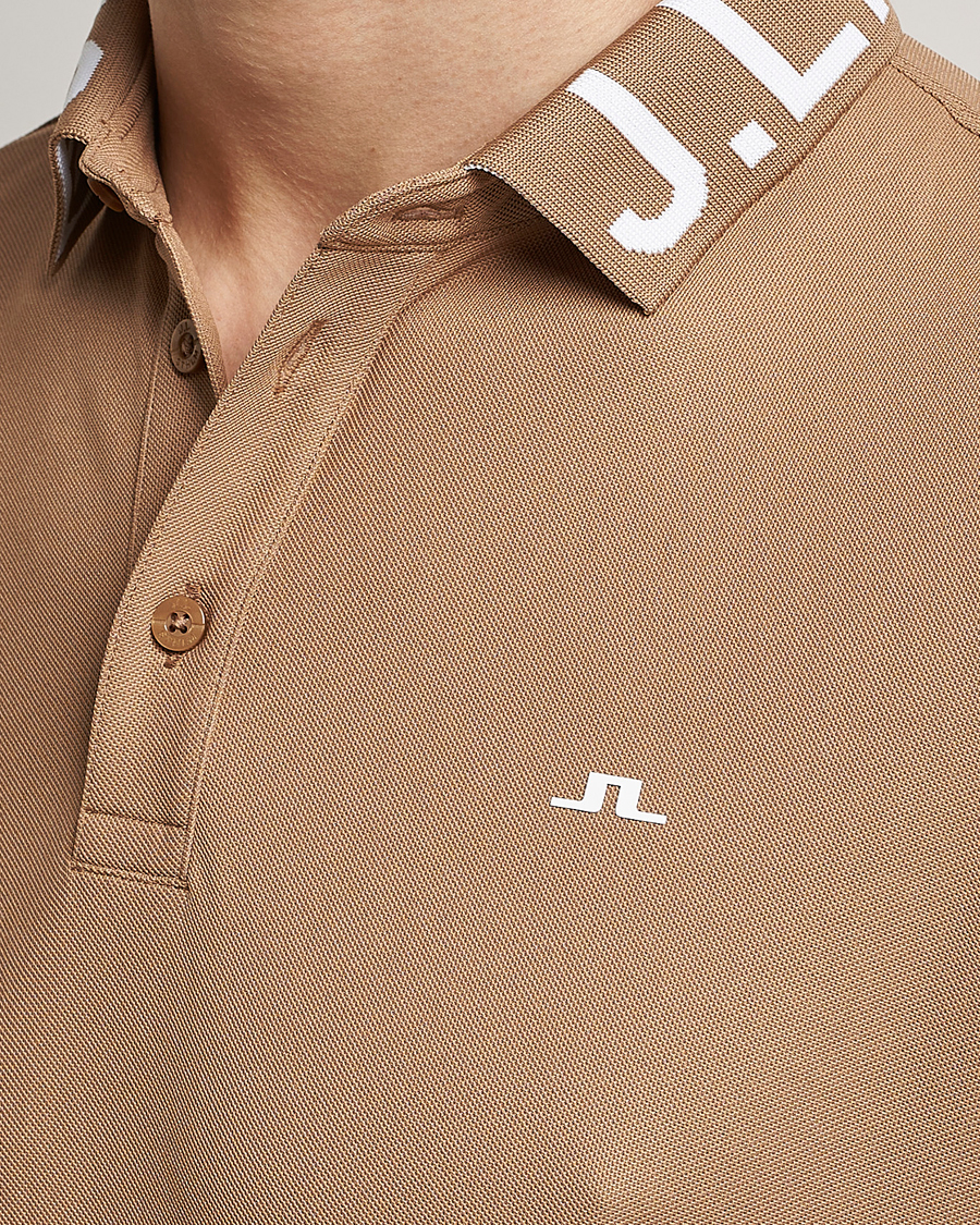 Herr | Pikéer | J.Lindeberg | Gus Regular Polo Tiger Brown