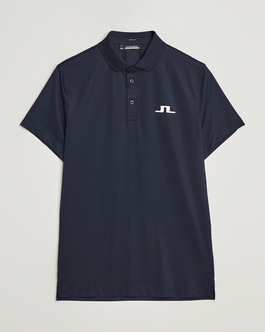 Herr | Pikéer | J.Lindeberg | Bridge Regular Fit Polo Navy