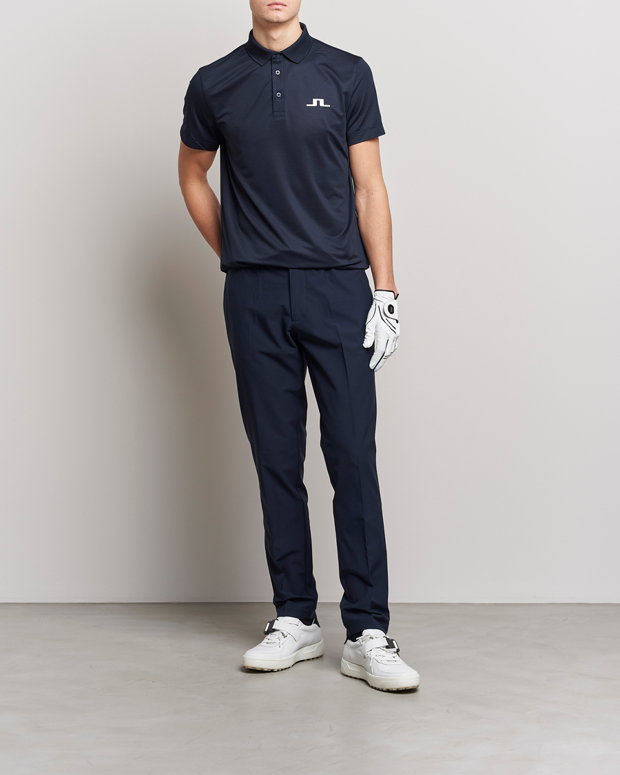 Herr | Pikéer | J.Lindeberg | Bridge Regular Fit Polo Navy