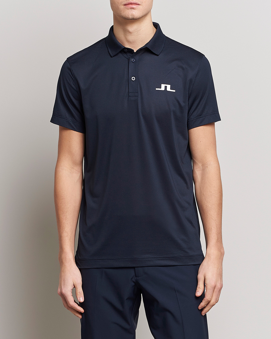 Herr | Pikéer | J.Lindeberg | Bridge Regular Fit Polo Navy