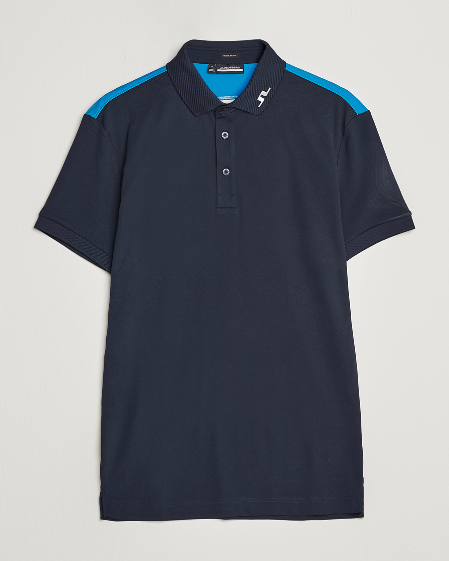 Herr | Pikéer | J.Lindeberg | Jeff Regular Fit Polo Navy