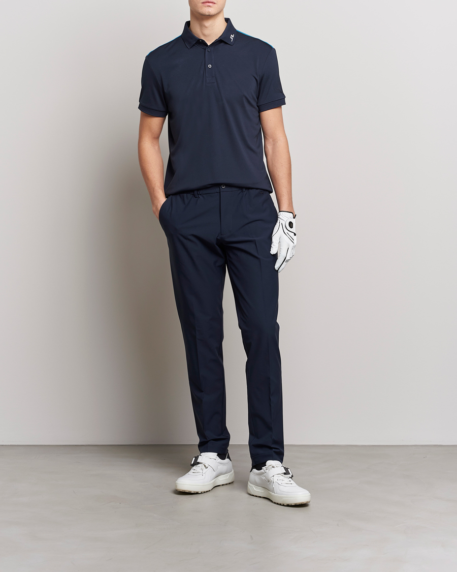 Herr | Pikéer | J.Lindeberg | Jeff Regular Fit Polo Navy