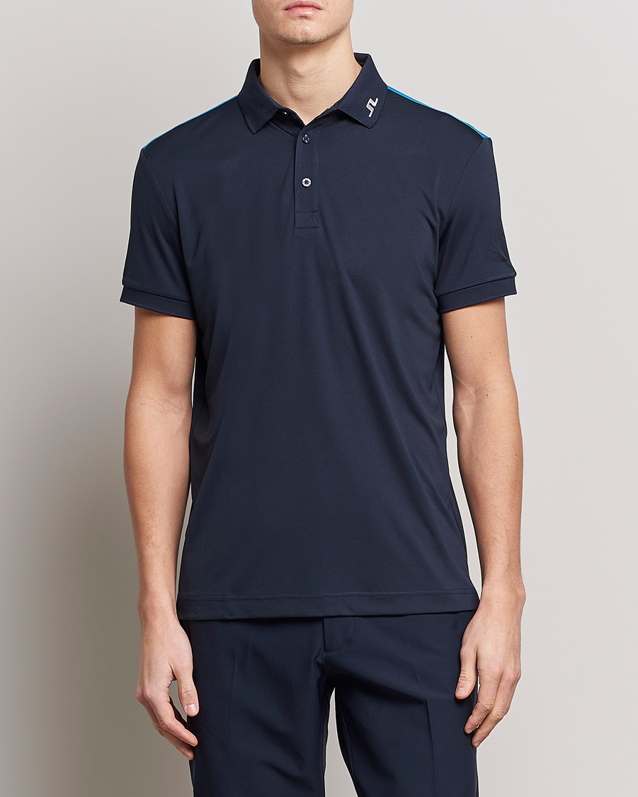 Herr | Golf | J.Lindeberg | Jeff Regular Fit Polo Navy
