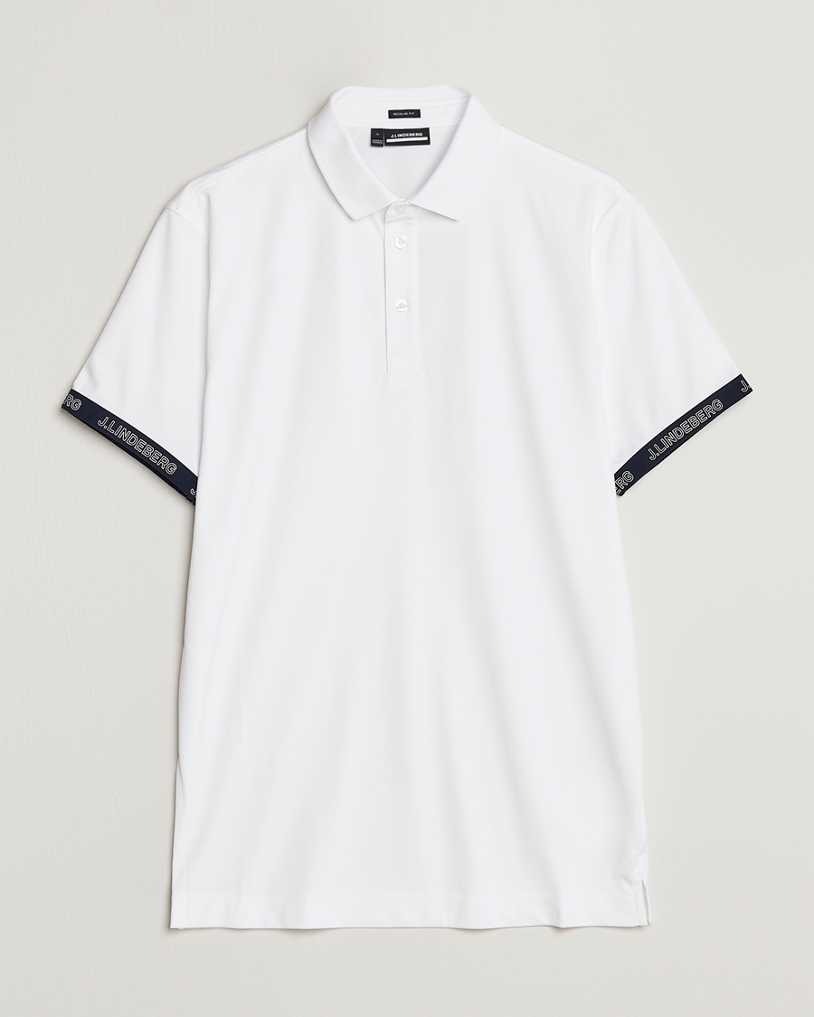 Herr | Pikéer | J.Lindeberg | Guy Regular Fit Polo White