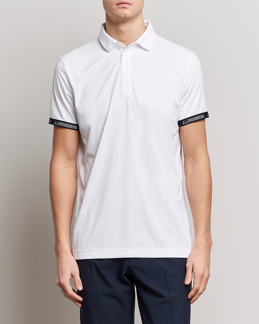 Herr | Pikéer | J.Lindeberg | Guy Regular Fit Polo White
