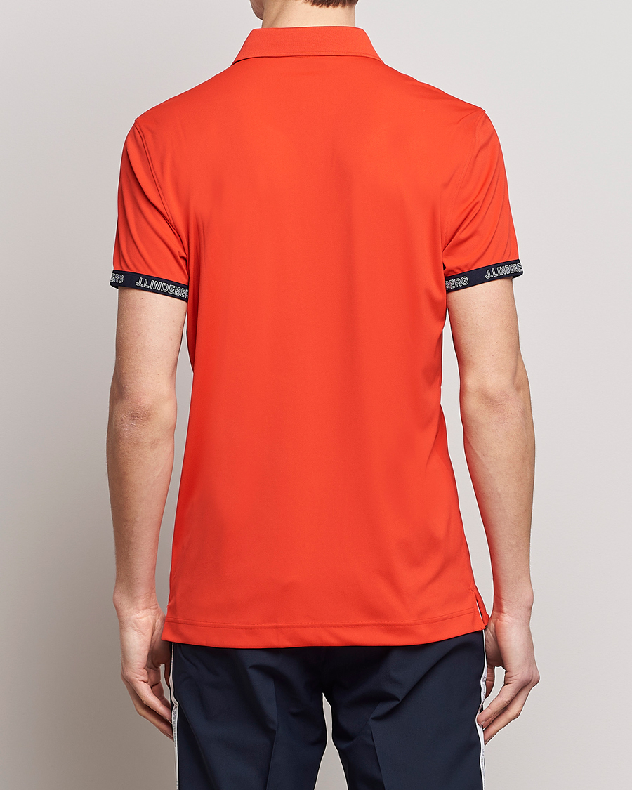 Herr | Pikéer | J.Lindeberg | Guy Regular Fit Polo Fiery Red