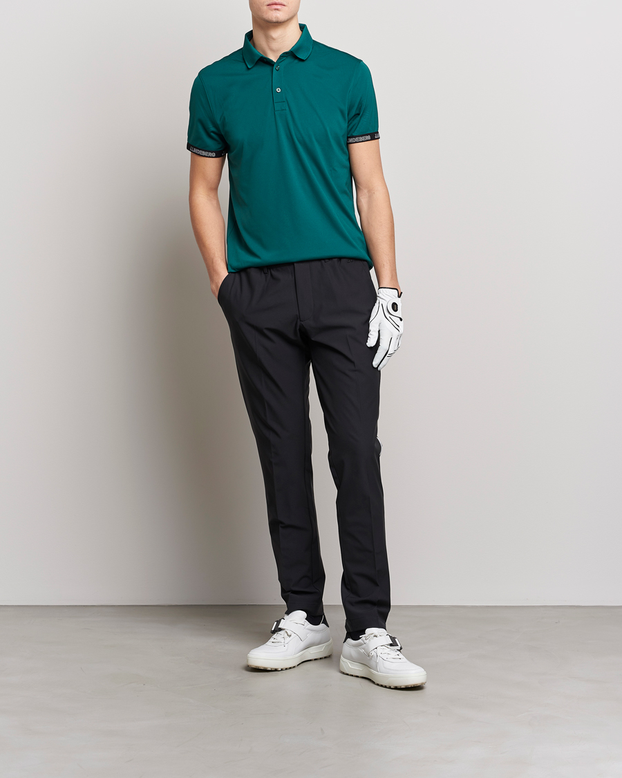 Herr | Pikéer | J.Lindeberg | Guy Regular Fit Polo Rain Forest