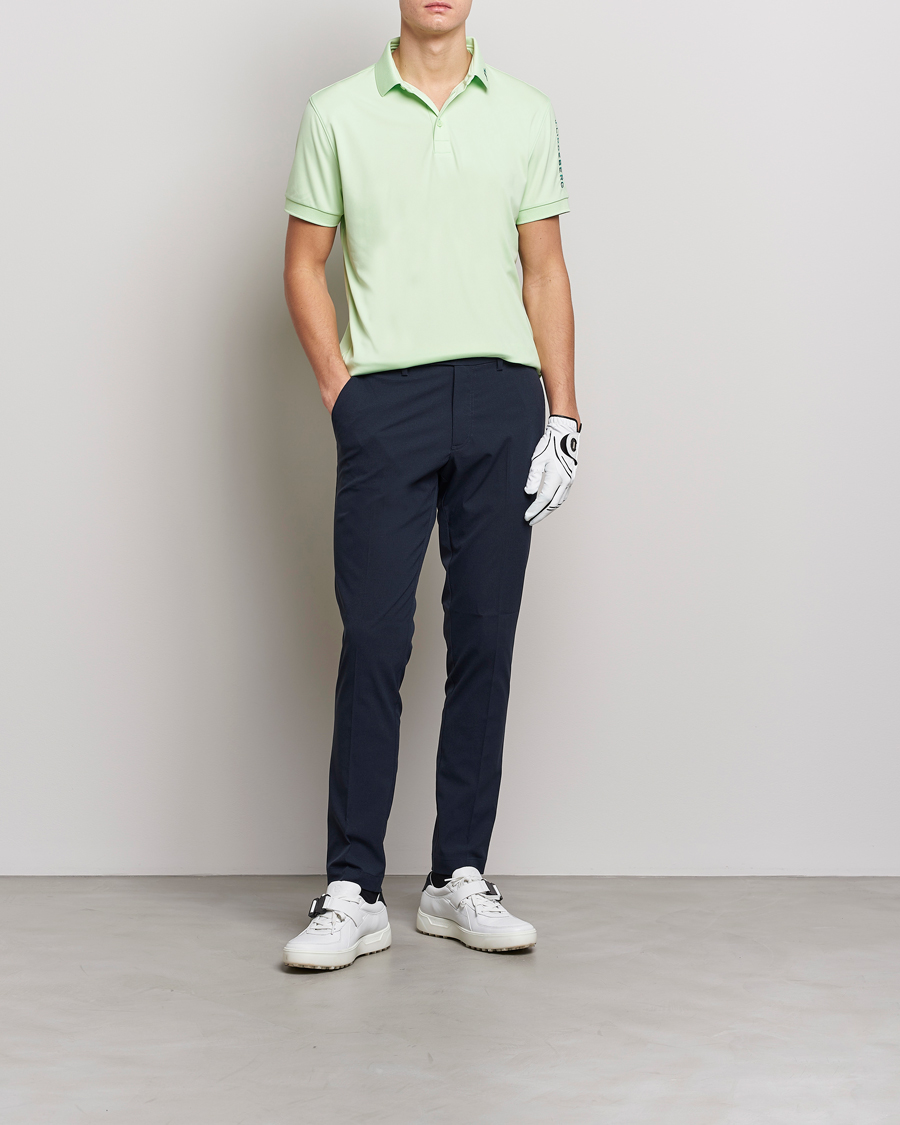 Herr | Pikéer | J.Lindeberg | Tour Tech Regular Fit Polo Patina Green