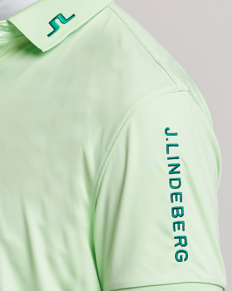 Herr | Pikéer | J.Lindeberg | Tour Tech Regular Fit Polo Patina Green