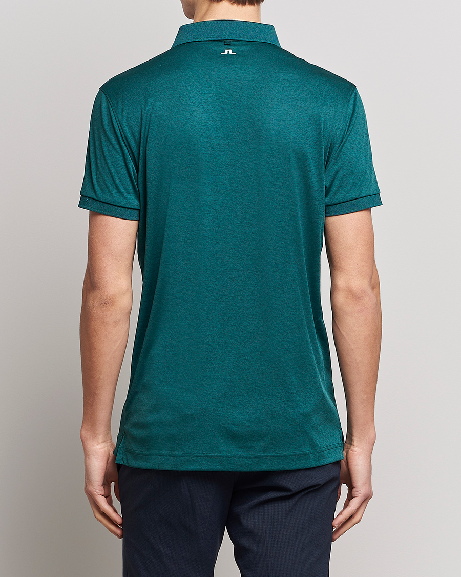 Herr | Pikéer | J.Lindeberg | Tour Tech Regular Fit Polo Rain Forest Melange