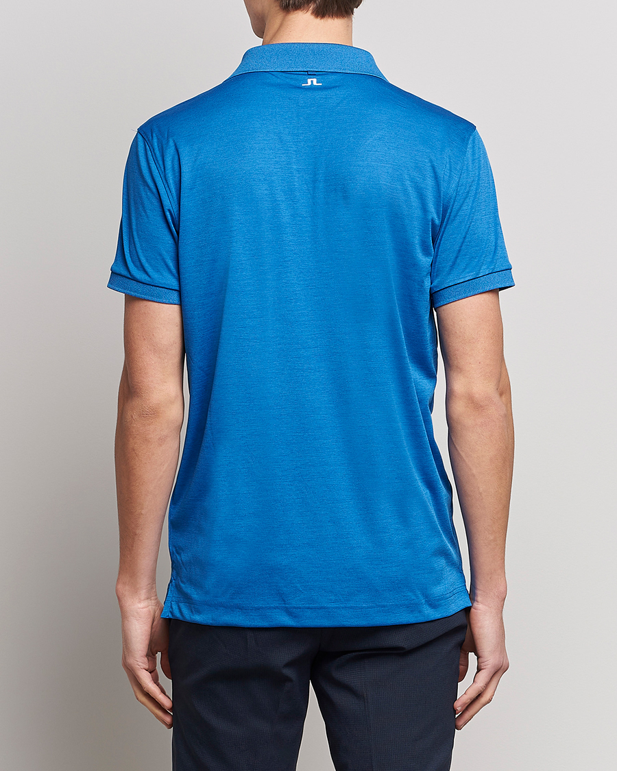 Herr | Pikéer | J.Lindeberg | Tour Tech Regular Fit Polo Lapis Blue Melange