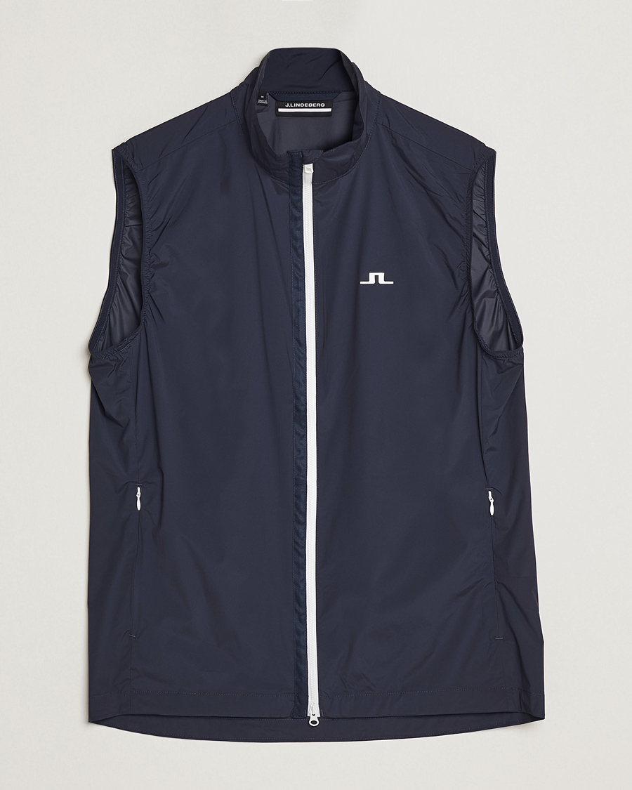 Herr | Västar | J.Lindeberg | Ash Light Packable Vest Navy