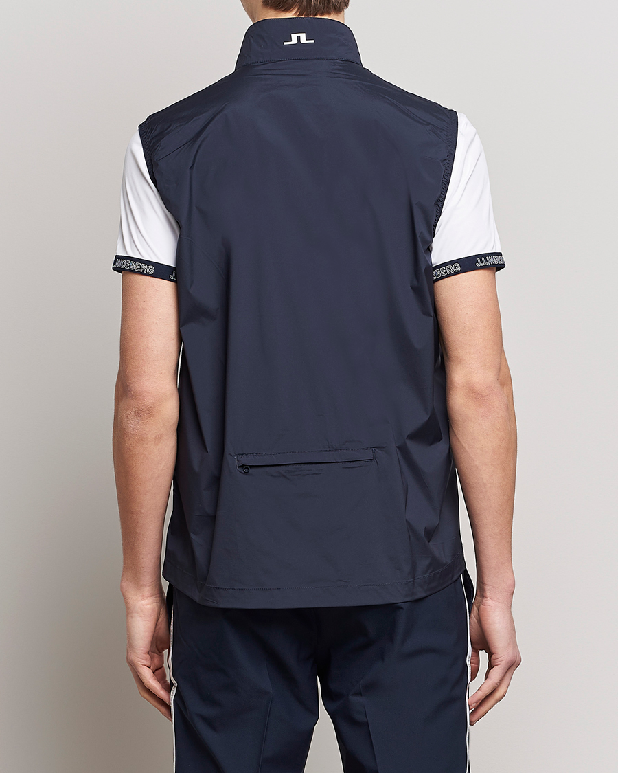 Herr | Västar | J.Lindeberg | Ash Light Packable Vest Navy