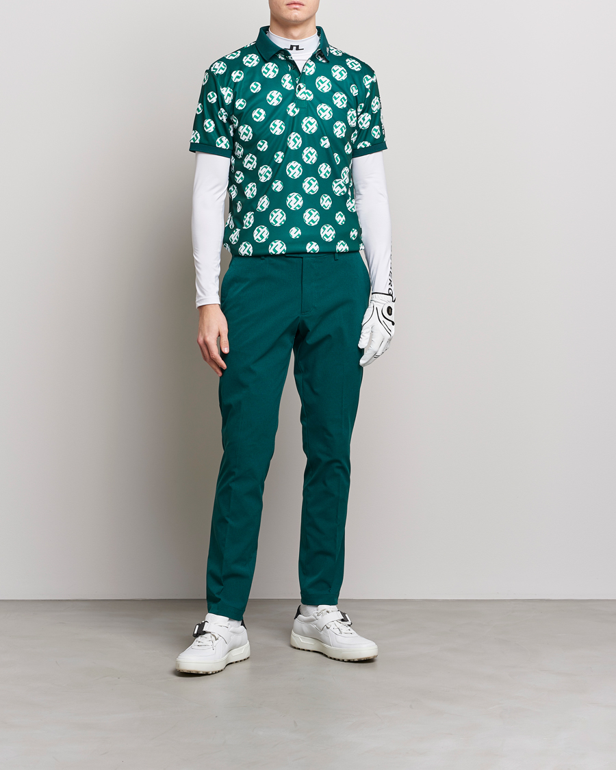 Herr | Byxor | J.Lindeberg | Vent Golf Trousers Rain Forest