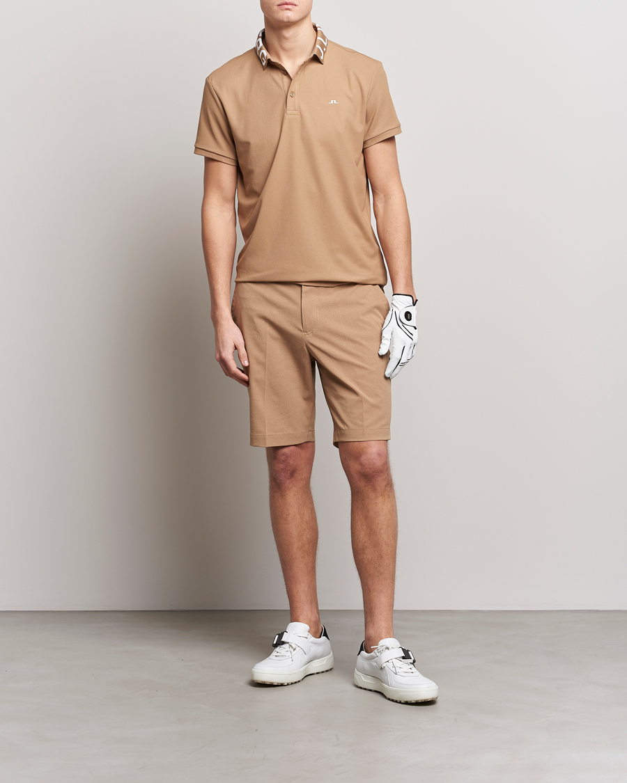 Herr | Shorts | J.Lindeberg | Vent Golf Shorts Tiger Brown