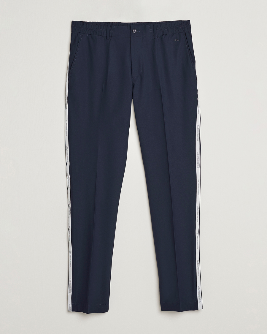 Herr | Byxor | J.Lindeberg | Stuart Stretch Stripe Golf Trouses Navy
