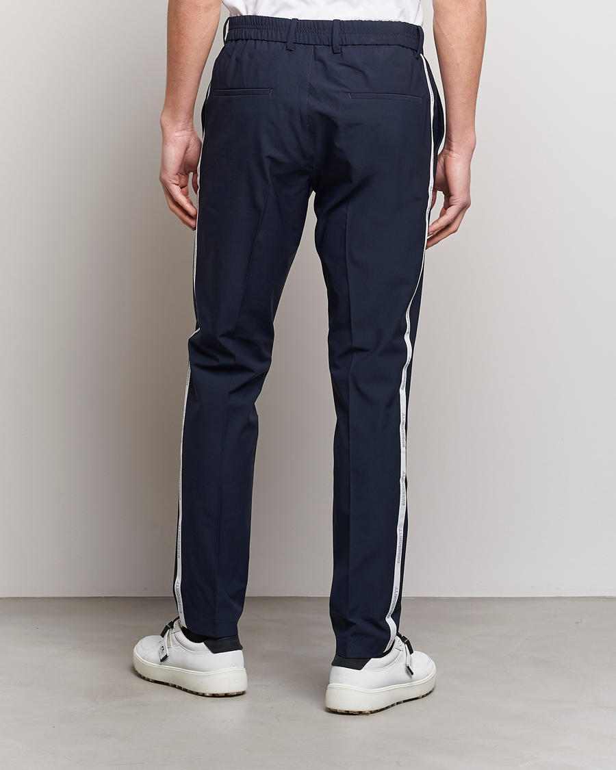 Herr | Byxor | J.Lindeberg | Stuart Stretch Stripe Golf Trouses Navy