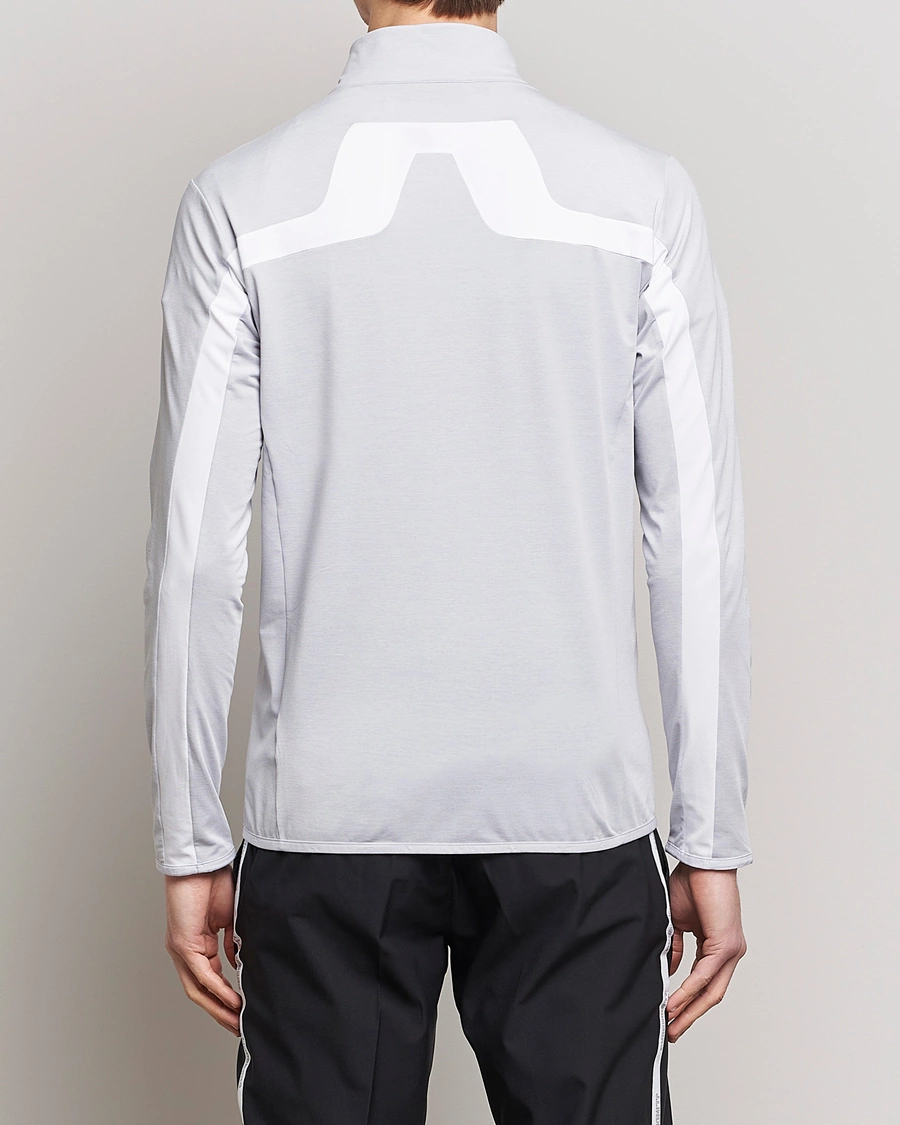 Herr | Tröjor | J.Lindeberg | Jarvis Mid Layer Full Zip Light Grey Melange