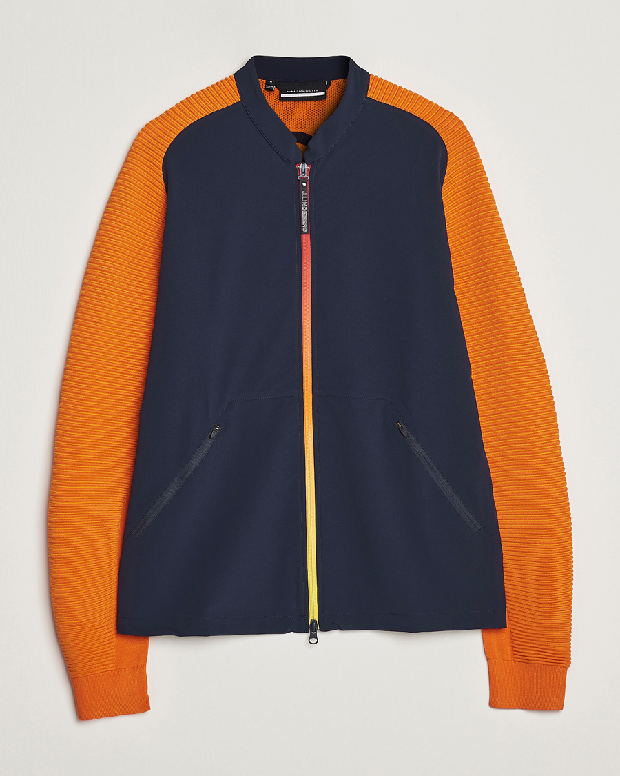 Herr | Jackor | J.Lindeberg | Rolf Hybrid Knitted Jacket Navy