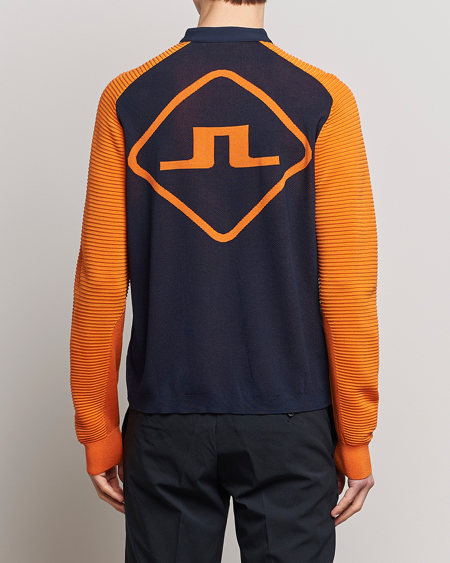 Herr | Jackor | J.Lindeberg | Rolf Hybrid Knitted Jacket Navy