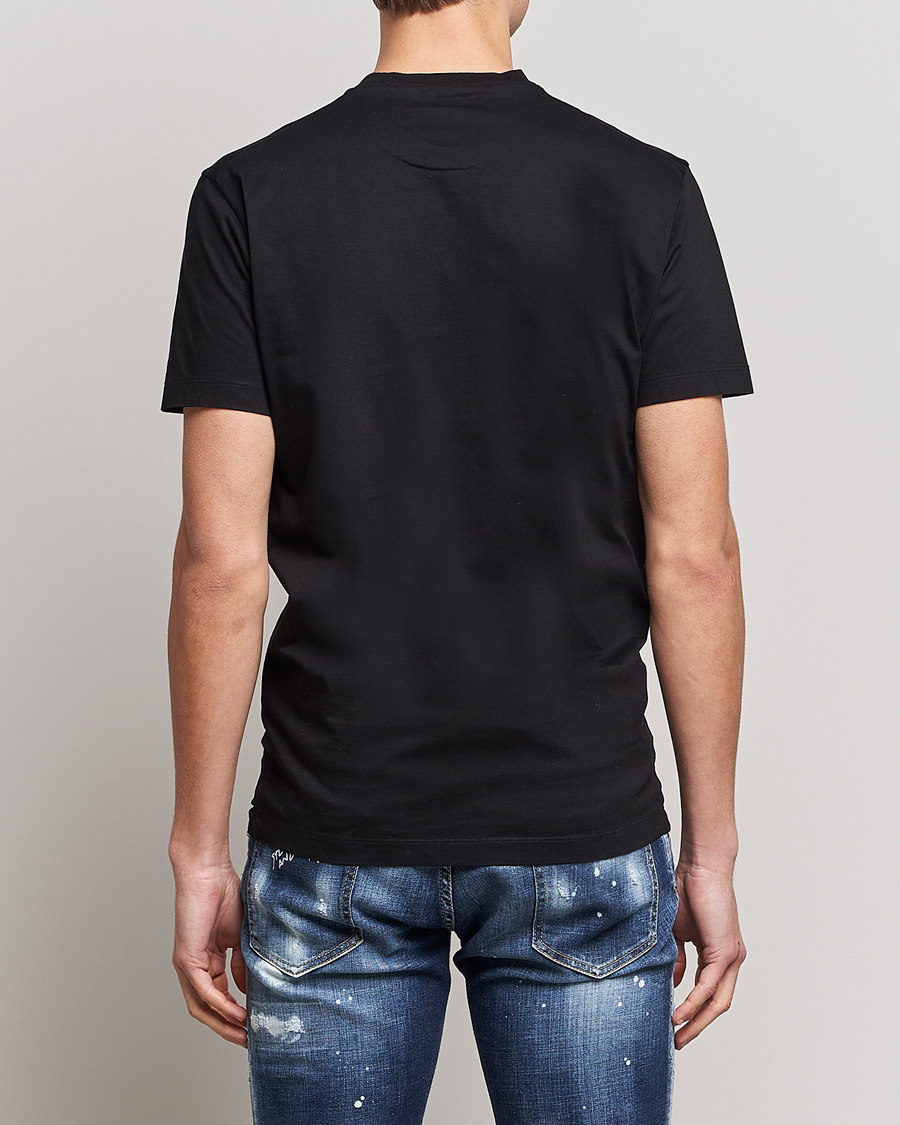 Herr | T-Shirts | Dsquared2 | Icon Transparent Logo Tee Black