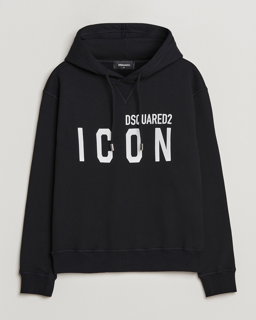 Herr | Tröjor | Dsquared2 | Icon Logo Hoodie Black