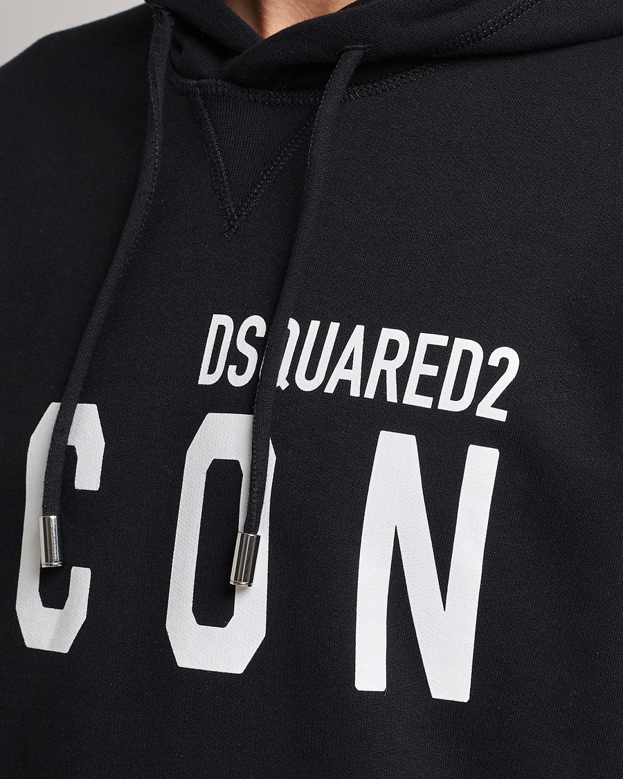 Herr | Tröjor | Dsquared2 | Icon Logo Hoodie Black