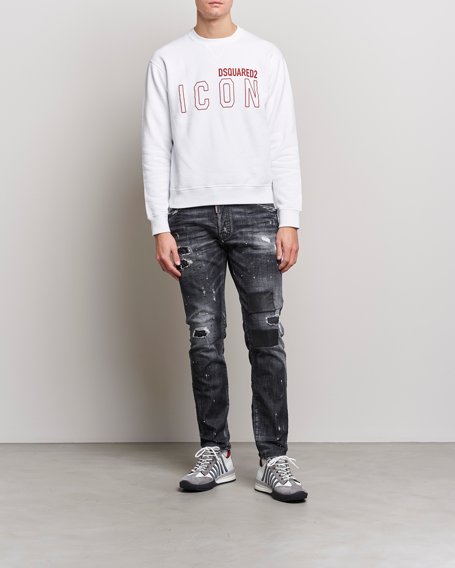 Herr | Jeans | Dsquared2 | Skater Jeans Medium Black Wash