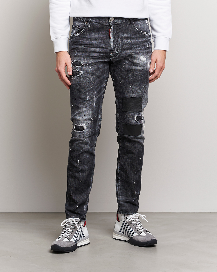Herr | Jeans | Dsquared2 | Skater Jeans Medium Black Wash