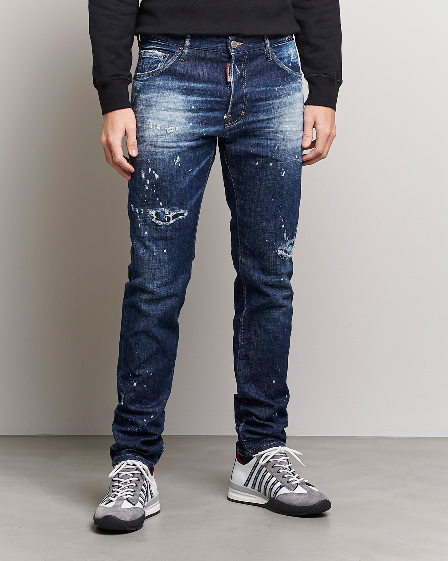 Herr | Jeans | Dsquared2 | Cool Guy Jeans Dark Blue Wash