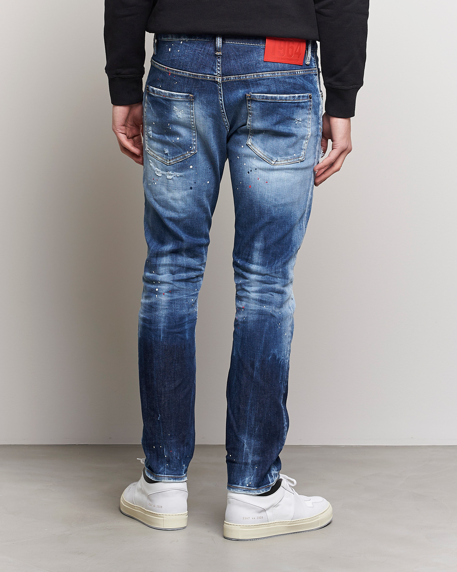 Herr | Jeans | Dsquared2 | Skater Jeans Deep Blue Wash
