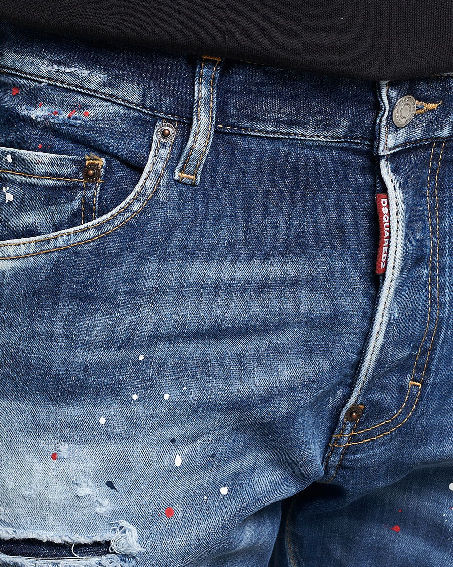 Herr | Jeans | Dsquared2 | Skater Jeans Deep Blue Wash