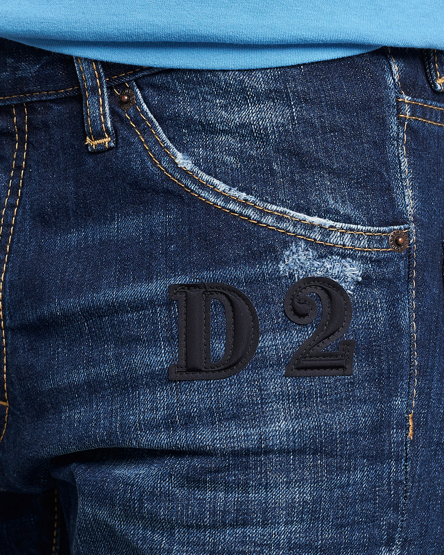 Herr | Jeans | Dsquared2 | Skater Jeans Dark Blue Wash
