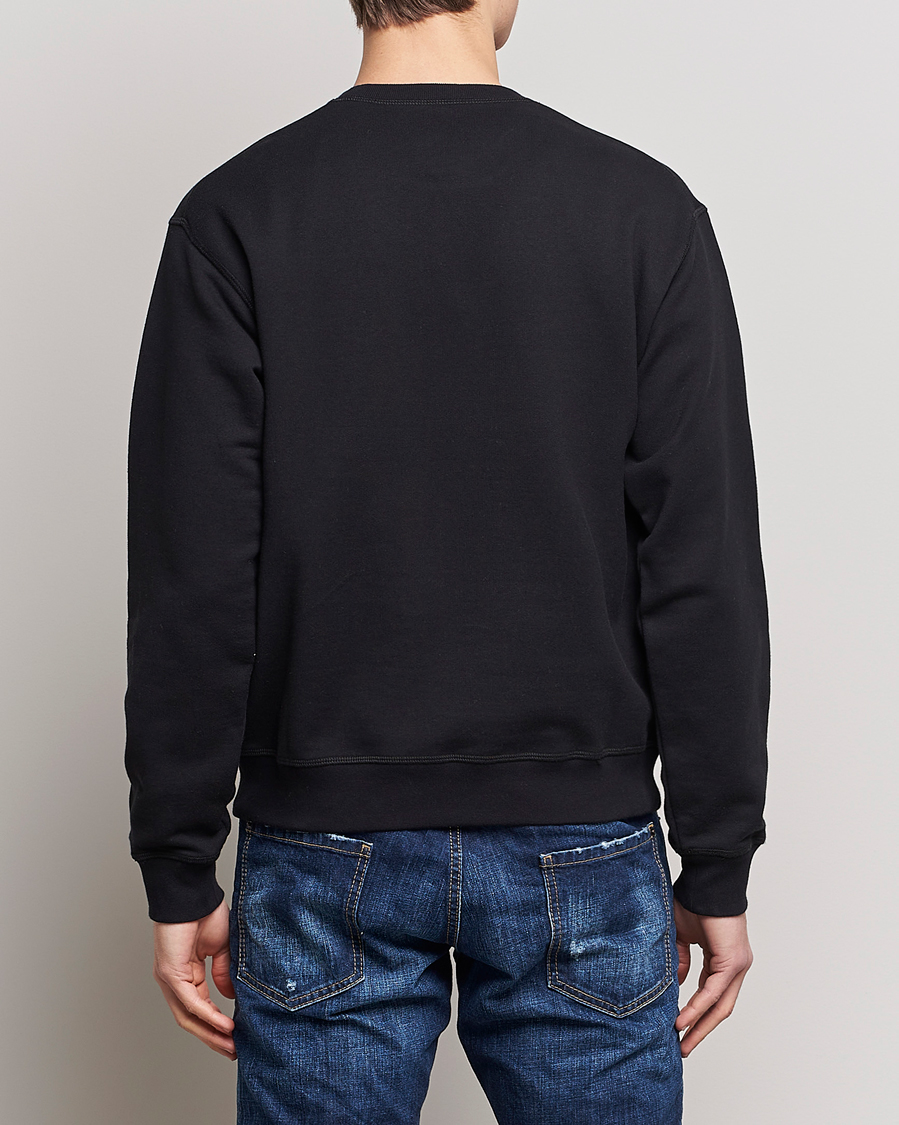 Herr | Tröjor | Dsquared2 | Printed Cotton Sweatshirt Black