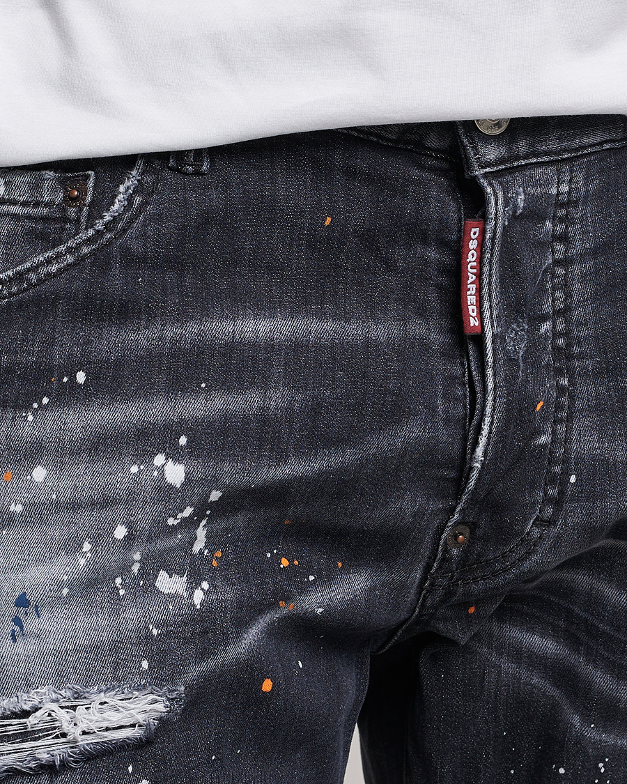 Herr | Jeans | Dsquared2 | Skater Jeans Black Wash