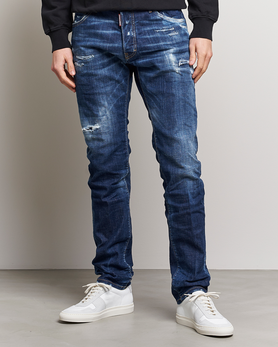 Herr | Luxury Brands | Dsquared2 | Cool Guy Jeans Deep Blue Wash