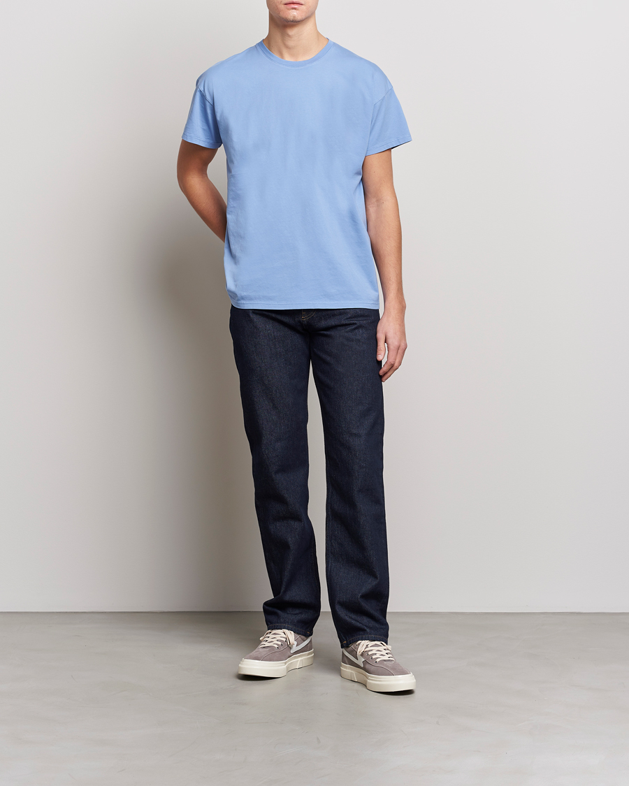 Herr | T-Shirts | Jeanerica | Marcel Crew Neck T-Shirt Sky Blue