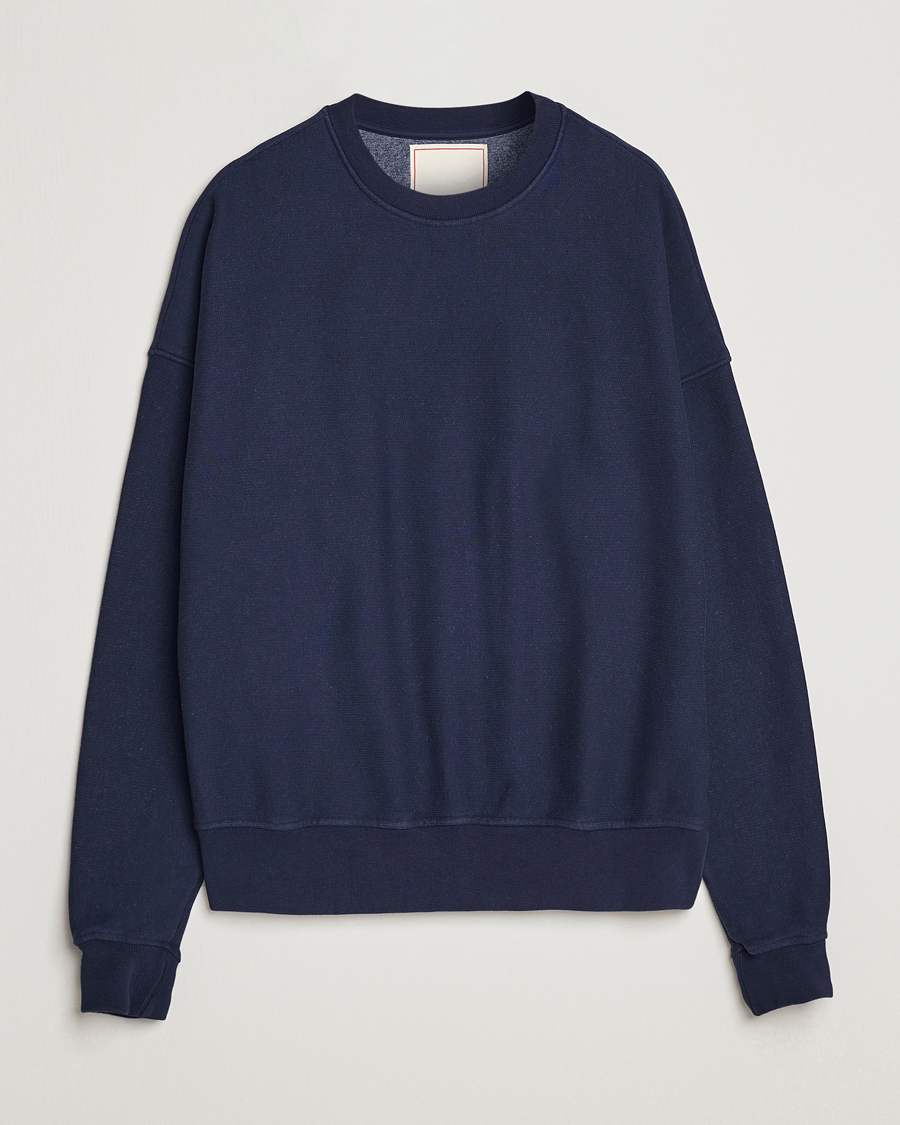 Herr | Tröjor | Jeanerica | Paule Crew Neck Sweatshirt Dark Navy