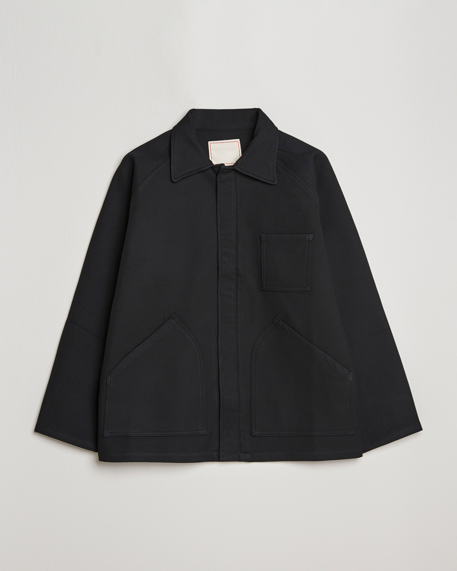Herr | Jackor | Jeanerica | Tom Heavy Workwear Shirt Jacket Black