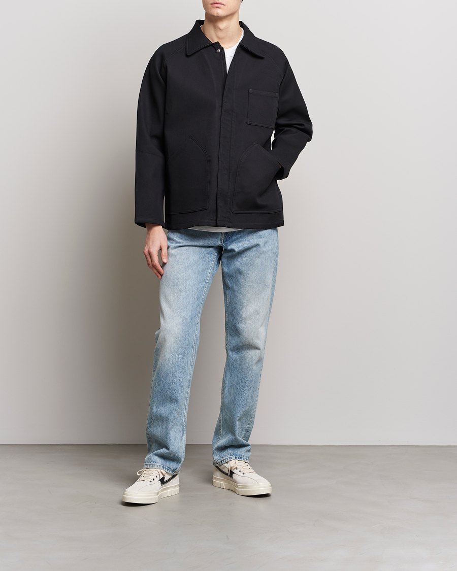 Herr | Jackor | Jeanerica | Tom Heavy Workwear Shirt Jacket Black