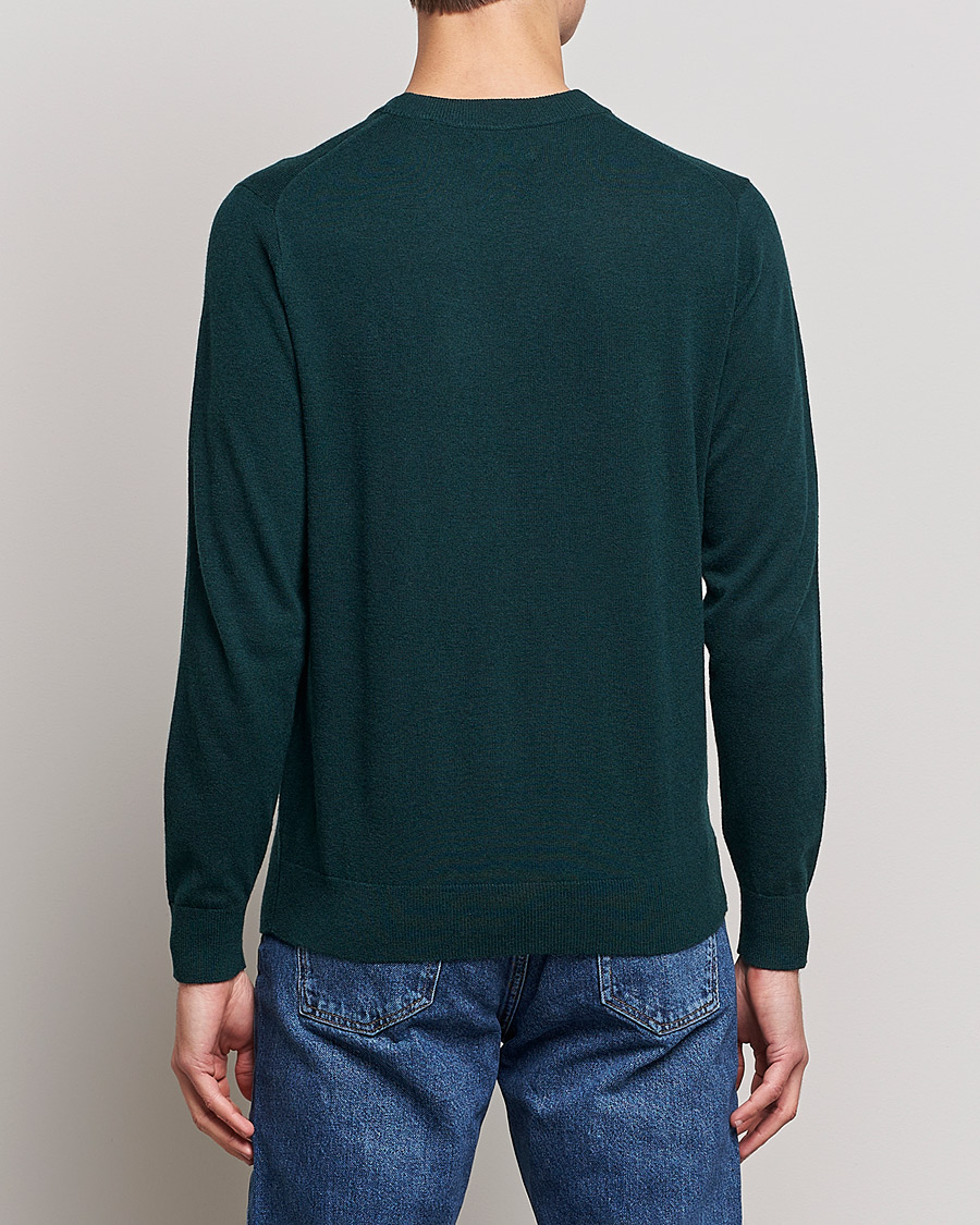Herr | Tröjor | GANT | Banner Shield Lambswool Crew Neck Ratran Green