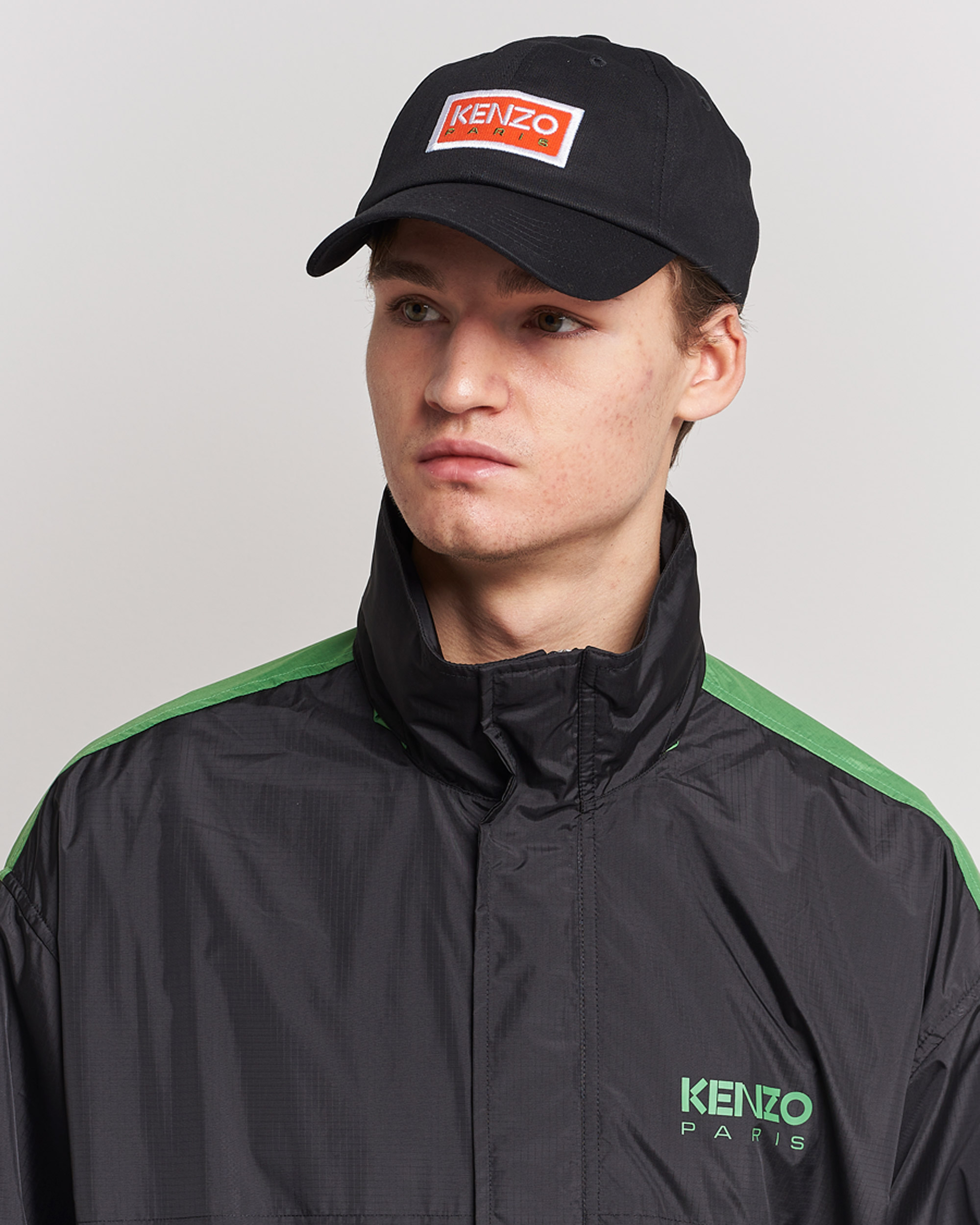Herr | KENZO Cotton Canvas Cap Black | KENZO | Cotton Canvas Cap Black