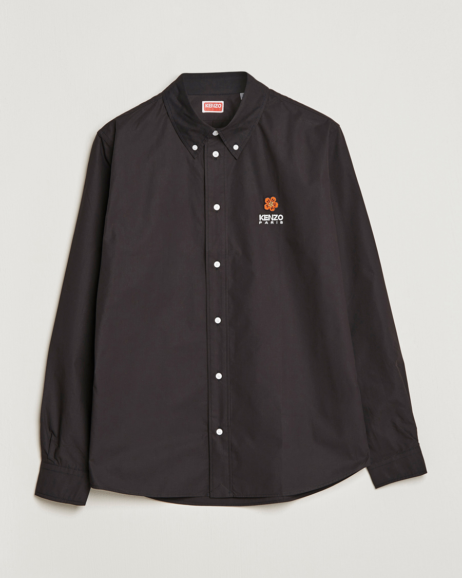 Herr | Skjortor | KENZO | Boke Flower Crest Casual Shirt Black