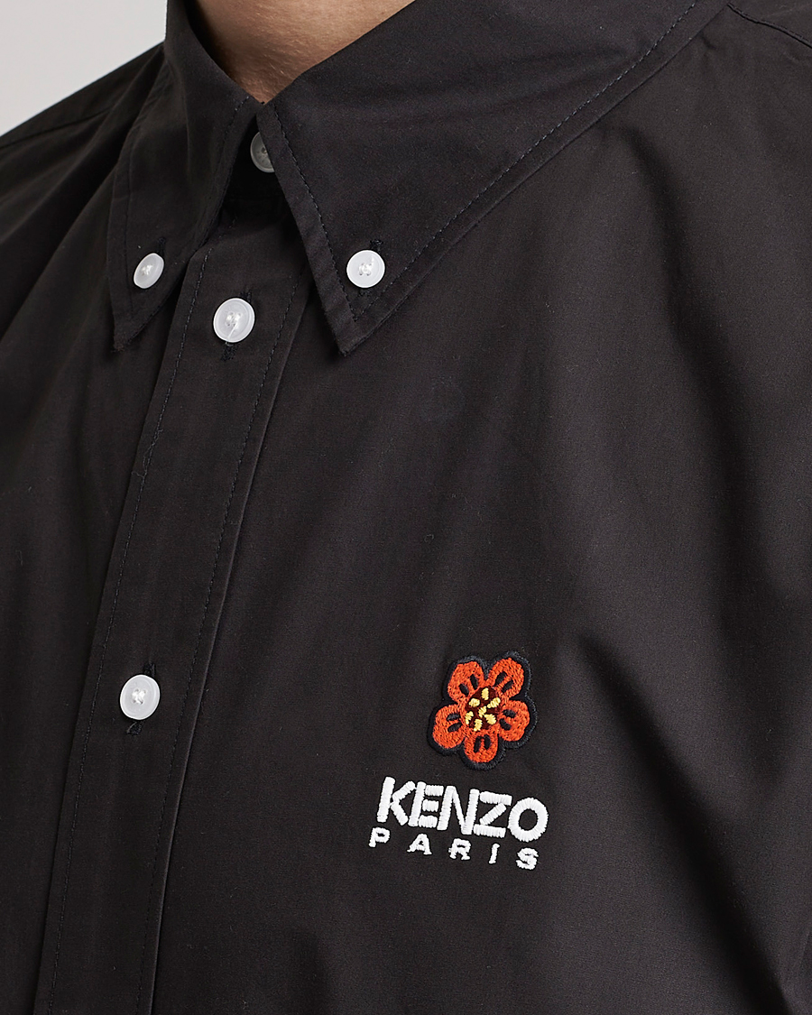 Herr | Skjortor | KENZO | Boke Flower Crest Casual Shirt Black