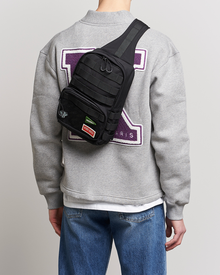 Herr | Ryggsäckar | KENZO | One Shoulder Backpack Black